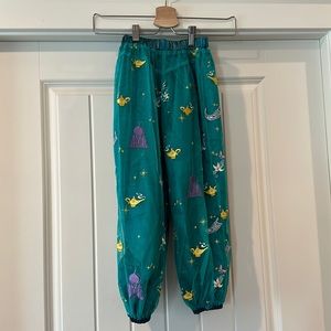 Hanna Andersson Girl’s Jasmine Harem Pants, Teal, Size Small EUC